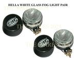 Load image into Gallery viewer, 2X Hella Universal Genuine Round Fog Lamp White Glass + Cover (WITHOUT BULB) (U)
