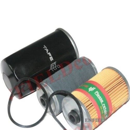 Filter Element Primary Secondary + Lub Oil Filter O Ring Massey Ferguson 135