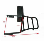 Load image into Gallery viewer, Rear Passenger Backrest With Carrier Black Fits Royal Enfield Bullet Classic
