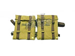 Load image into Gallery viewer, Military Pannier Olive Bags Pair  Fits Royal Enfield Classic 350cc 500cc
