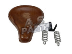 Load image into Gallery viewer, Front Solo Leather Seat Brown Tan  Fits Royal Enfield Classic 500cc 350cc
