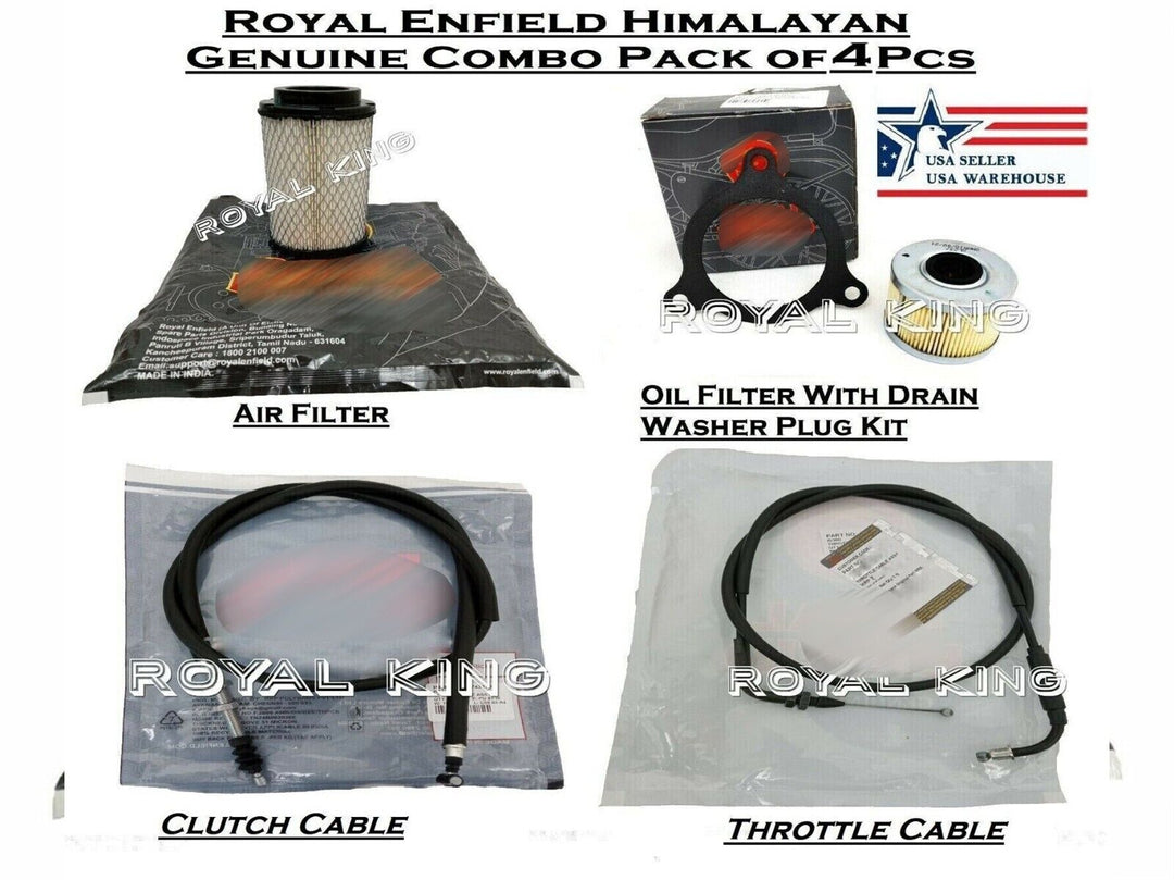 Filters With Cable Service Combo Pack Genuine Fits Royal Enfield Himalayan