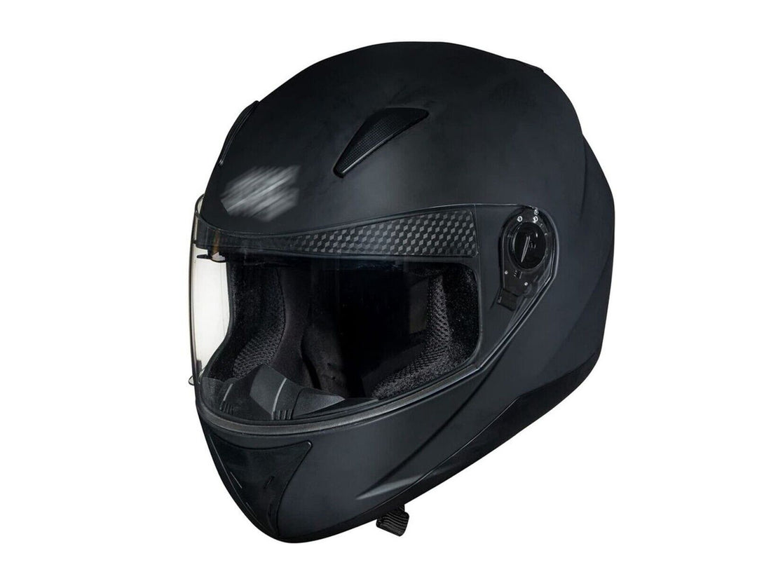 Sun Down Full Face Helmet Matt Black L Fits Royal Enfield