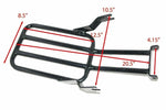 Load image into Gallery viewer, Fit FoRoyal Enfield Classic Rear Luggage Rack Carrier Steel Black 350 500 CC EFI
