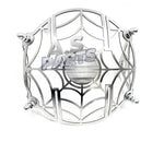 Load image into Gallery viewer, Headlight Grill Set&quot; silver  (Spider Design)  Fits Royal Enfield Meteor 350cc
