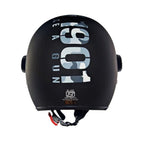 Load image into Gallery viewer, Fits Royal Enfield COOPTER CAMO PRINTED MLG OPEN FACE HELMET&quot; - MATT BLACK XL
