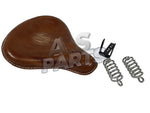 Load image into Gallery viewer, Front Solo Leather Seat Brown Tan  Fits Royal Enfield Classic 500cc 350cc
