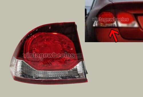 Fit For Honda Civic 8th Gen. 09.2009 To 08.2012 Rear Tail Lamp Unit Left