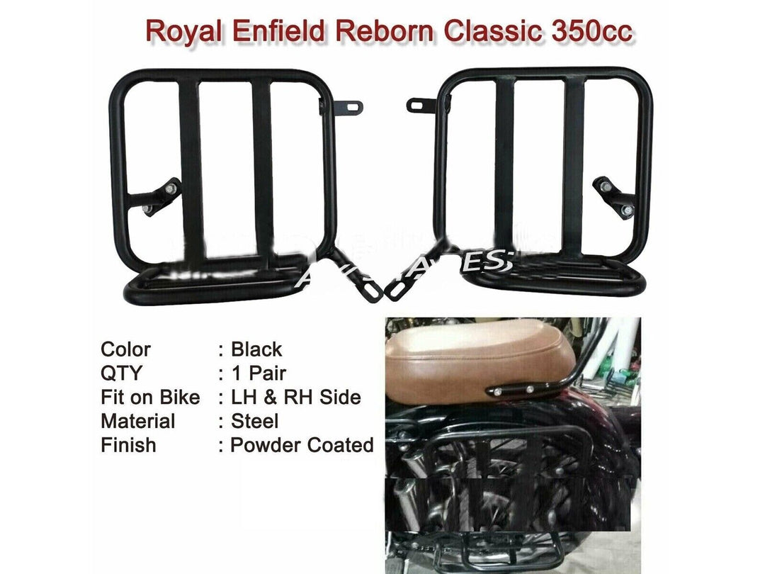 Pannier Mounting Rack Kit LH RH Fits Royal Enfield New Classic 350 "REBORN"