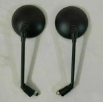 Load image into Gallery viewer, Side Rear View Mirror Set Mat Black Fits Royal Enfield Bullet Classic 350cc500cc
