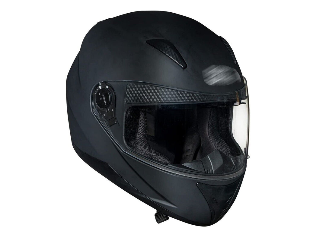 Sun Down Full Face Helmet Matt Black L Fits Royal Enfield