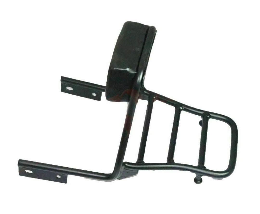 Rear Passenger Backrest With Carrier Black Fits Royal Enfield Bullet Classic