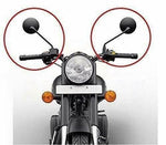 Load image into Gallery viewer, Side Rear View Mirror Set Mat Black Fits Royal Enfield Bullet Classic 350cc500cc
