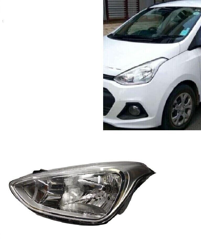 Left Headlight Unit High Quality Fit For Hyundai i10 2013 To 2020