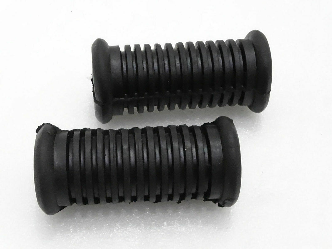 FOOTREST FRONT REAR RUBBER GRIP PAIR Fits Royal Enfield BULLET MOTORBIKE