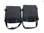 Load image into Gallery viewer, Pair Side Panniers Military Black Fits Royal Enfield Classic 350cc 500cc
