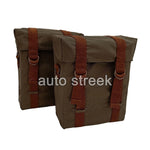 Load image into Gallery viewer, Military Pannier Bags With Fitting Fits Royal Enfield New Classic Reborn 350cc
