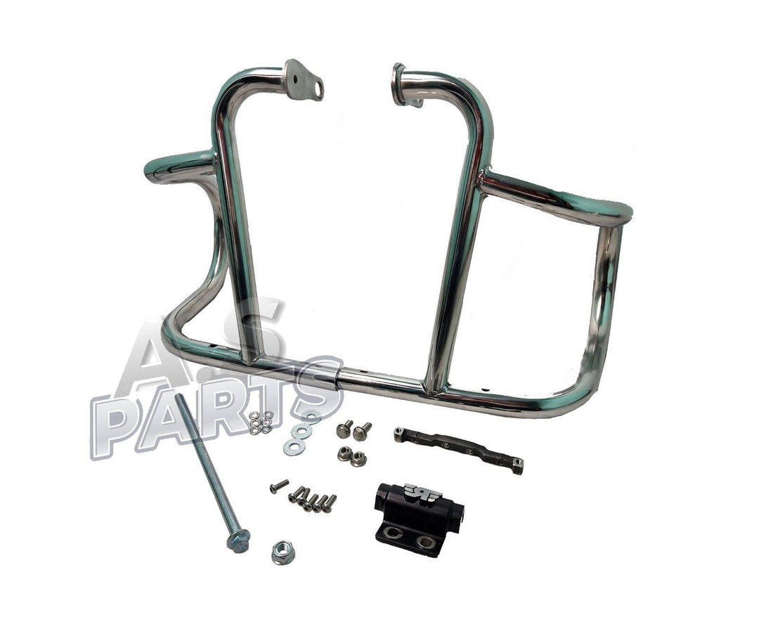 FOR ROYAL ENFIELD NEW CLASSIC & METEOR 350 SILVER AIRFLY EVO ENGINE GUARD