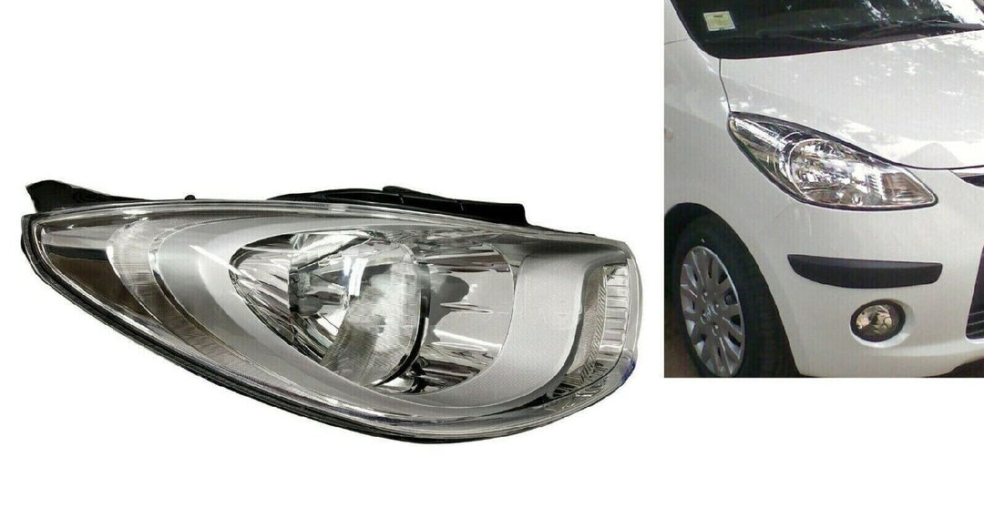 Right Headlight Unit High Quality Fit For Hyundai i10 2010 To 2013