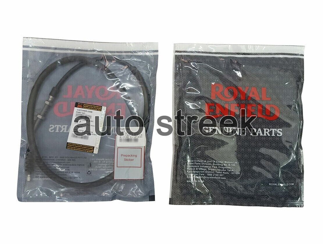 Throttle Cable & Clutch Cable Assembly Genuine Fits Royal Enfield Meteor 350cc