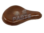 Load image into Gallery viewer, Front Solo Leather Seat Brown Tan  Fits Royal Enfield Classic 500cc 350cc
